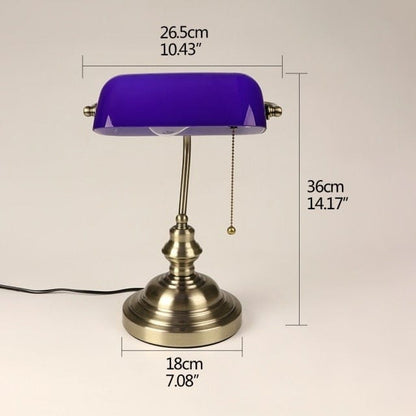 Vintage Simple Banker Table Lamp