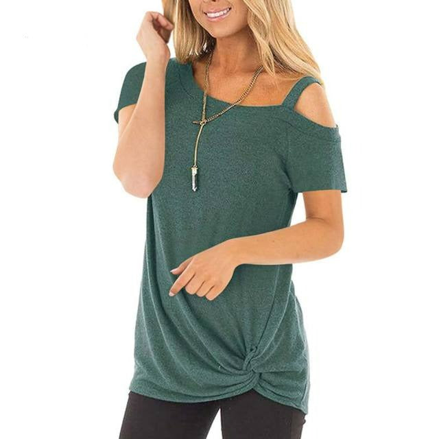 Women Sexy Tie Long Tee