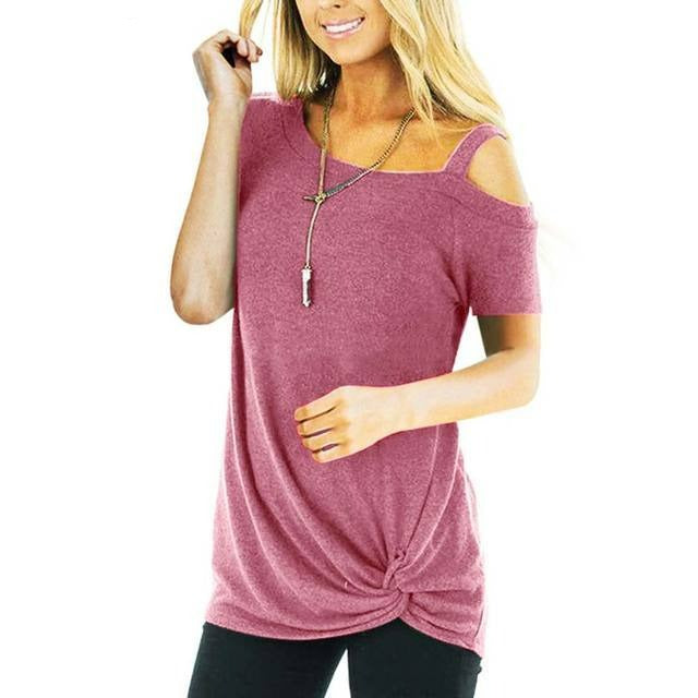 Women Sexy Tie Long Tee