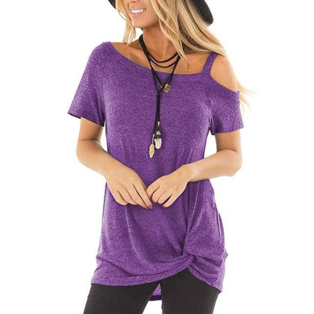 Women Sexy Tie Long Tee