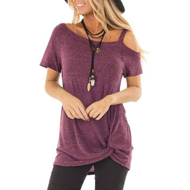 Women Sexy Tie Long Tee