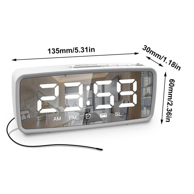 LED Digital Projection Alarm Clock