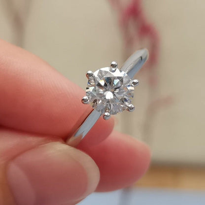 Women's 18K White Gold Ring