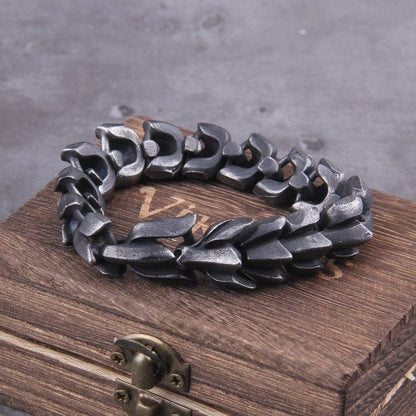 Ouroboros vintage punk bracelet for men