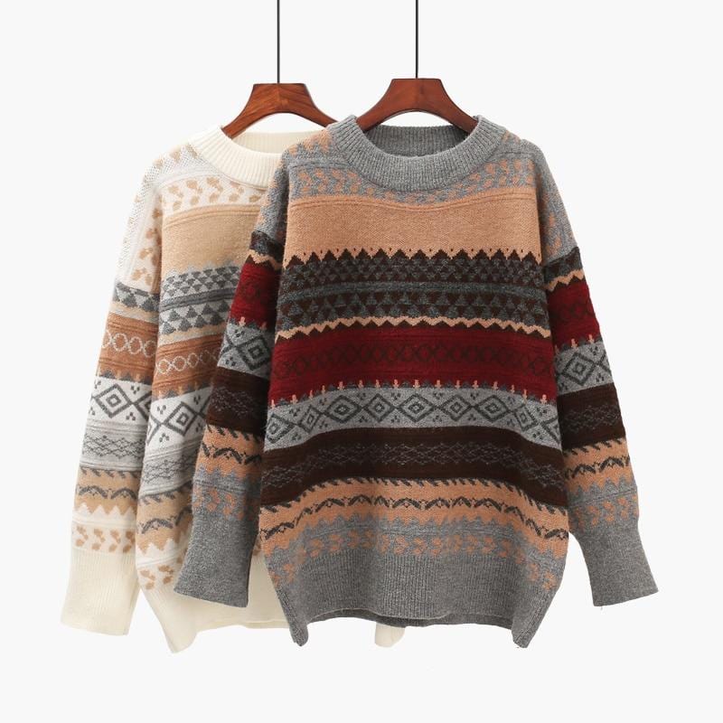 Women Sweater Pullover Knit Jumpers