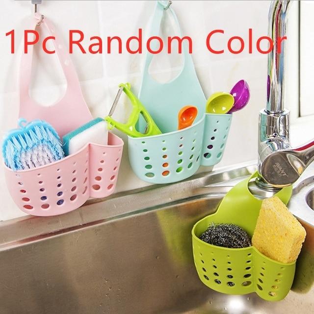 Kitchen Accessories Sink Soap Sponge Holder