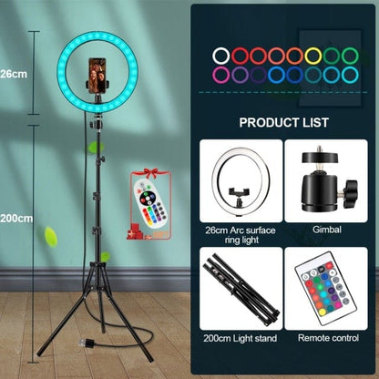 10inch/26cm Colorful LED  Ring Lamp