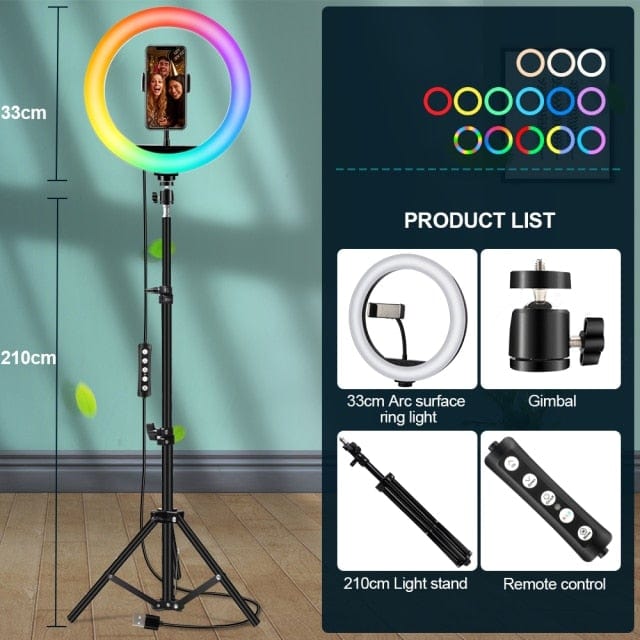 10inch/26cm Colorful LED  Ring Lamp