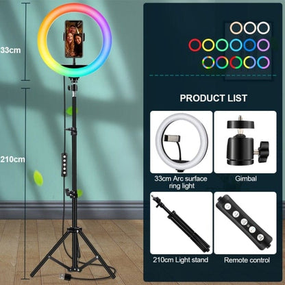 10inch/26cm Colorful LED  Ring Lamp