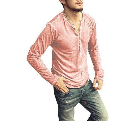 Stylish Slim Buttons T-shirt