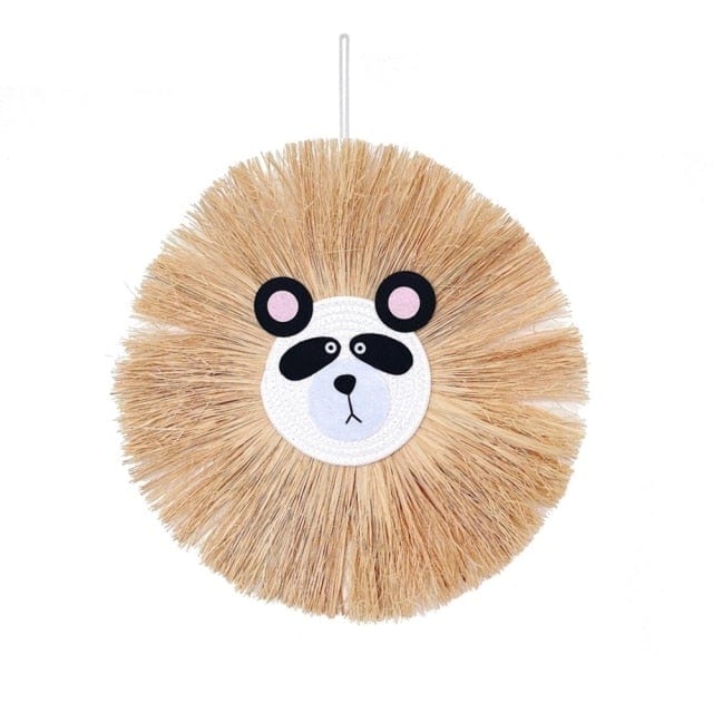 Cute Animal Head Ornament Wall Hanging