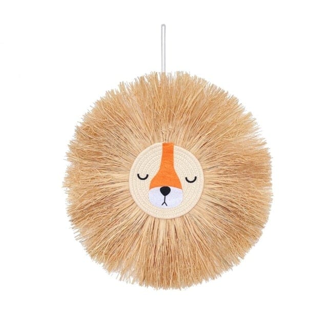 Cute Animal Head Ornament Wall Hanging