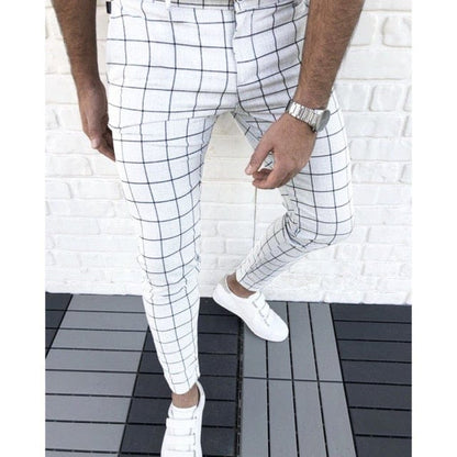 Men's Casual Plaid Pants