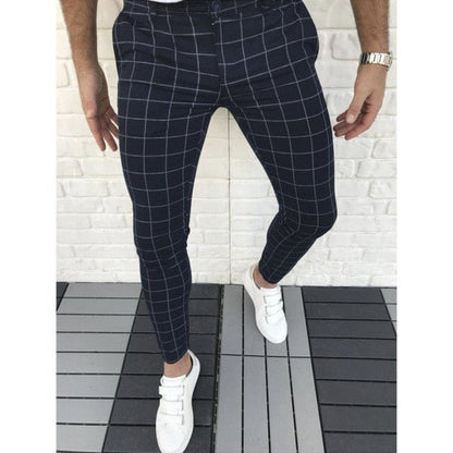 Men's Casual Plaid Pants