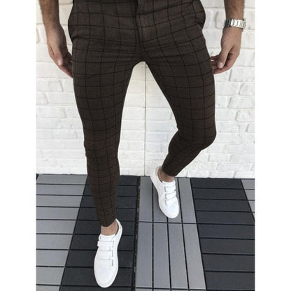 Men's Casual Plaid Pants