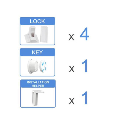 Magnetic Locks Protection From Children Baby