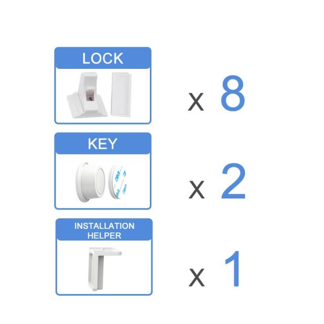 Magnetic Locks Protection From Children Baby