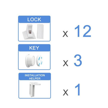 Magnetic Locks Protection From Children Baby