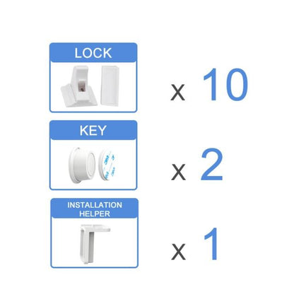 Magnetic Locks Protection From Children Baby