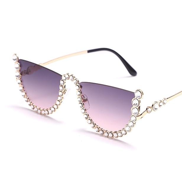 Women Rimless Sunglasses