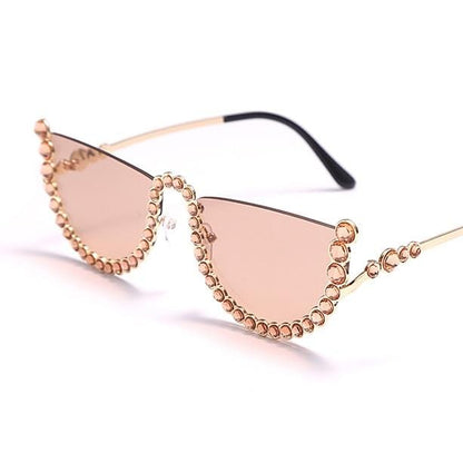 Women Rimless Sunglasses