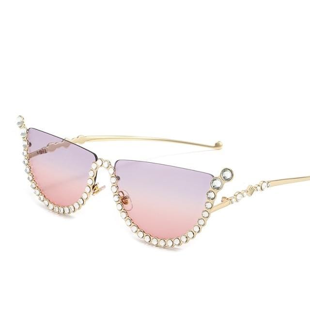 Women Rimless Sunglasses