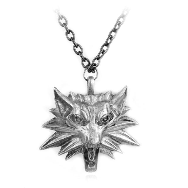 Wolf Head Pendant Necklace