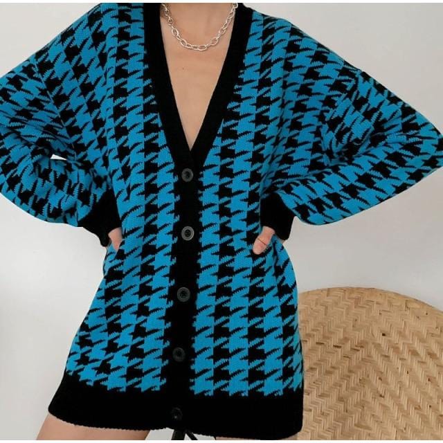 Women Knitted Sweater Cardigan