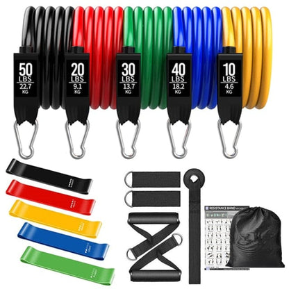 360lbs Fitness Exercises Resistance Bands