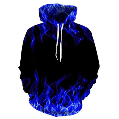 Colorful Flame Hoodie