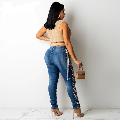 Women Pencil Denim Pants