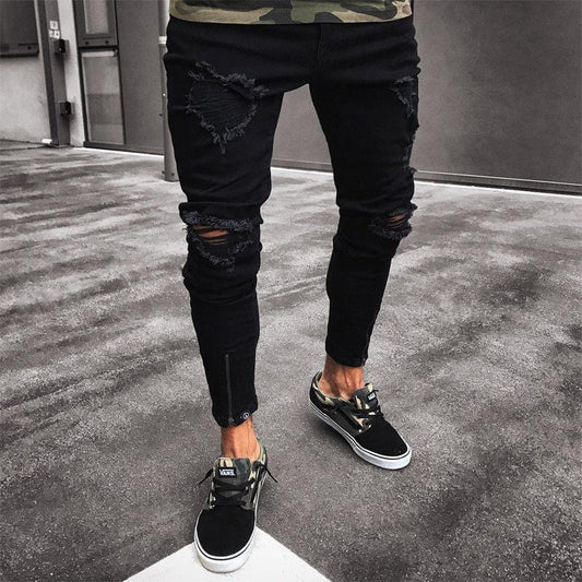 Black Ripped Skinny Jeans