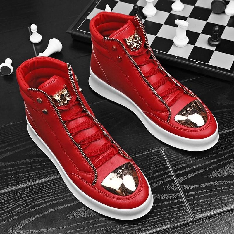 Men Ankle Boots High-cut Sneakers