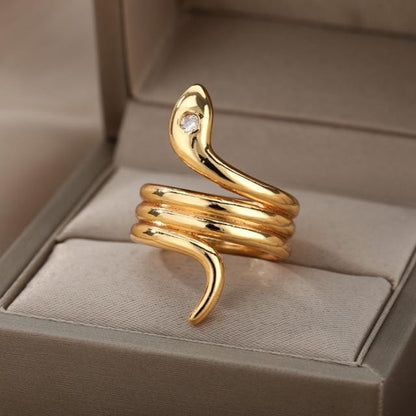 Retro Snake Rings For Women