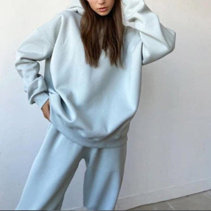 Women Basic Hoodie Tracksuit