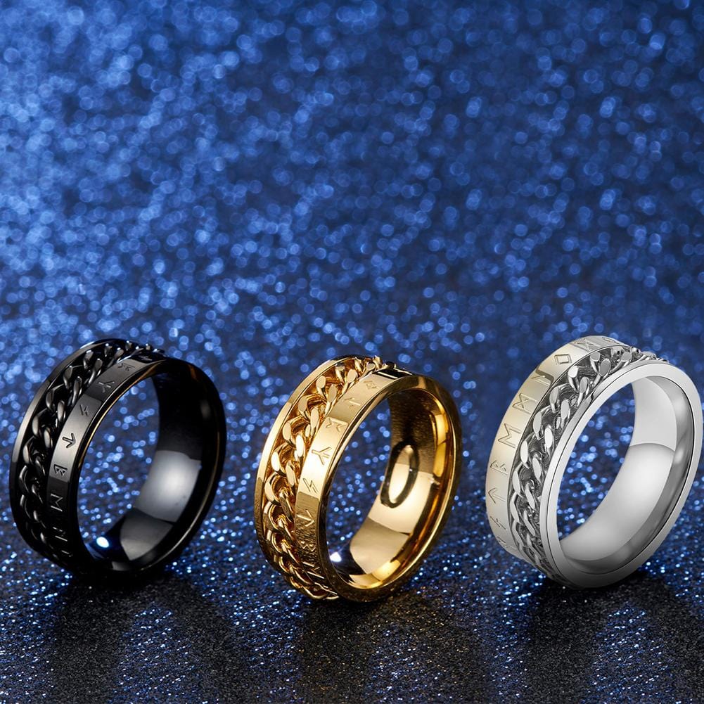 Chain Rotable Rings For Men and Women