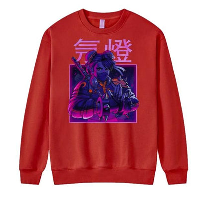 Ninja Anime Long Sleeve Tee