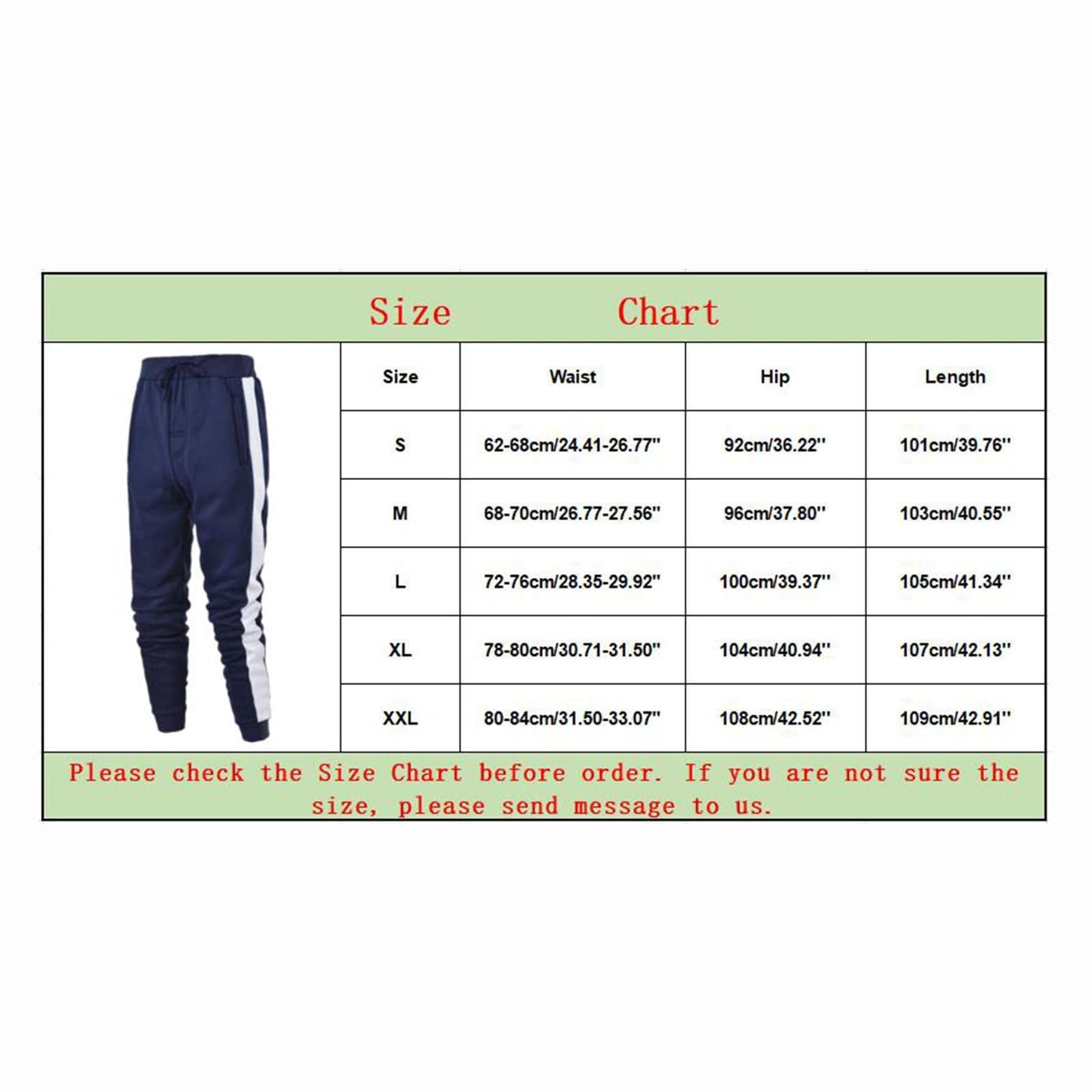 Men Loose Stripe Sweatpants