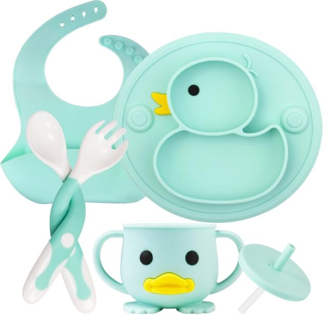 Baby Silicone Plate Set