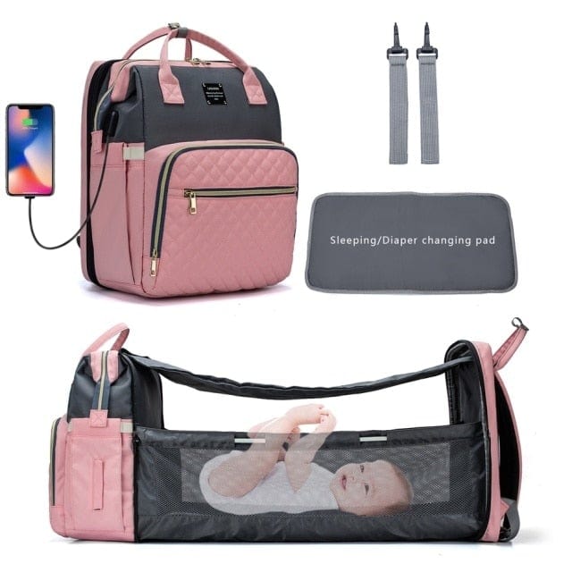 3 In 1 Diaper Bag Backpack