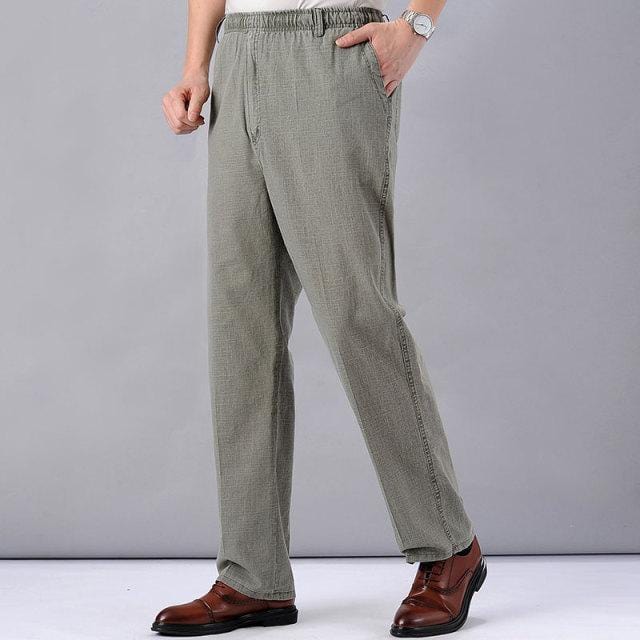 Men's High Waist Trausers Summer Pants