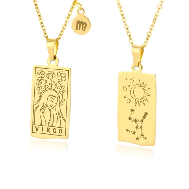 Vintage Zodiac Necklace For Women