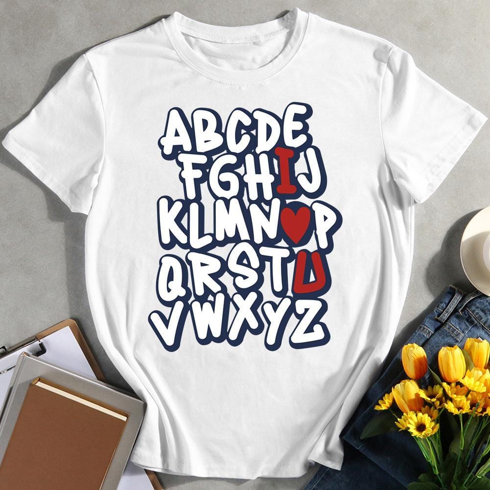 Women Letters T-Shirt