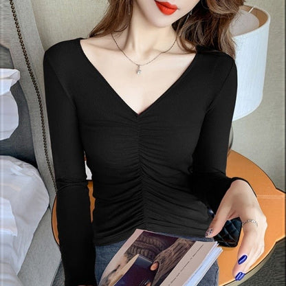 2022 Sexy V-Neck T Shirt