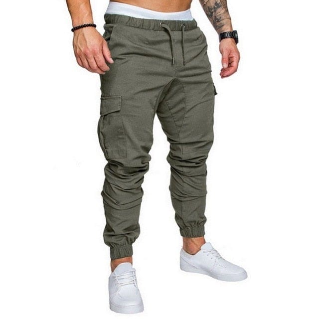 Male Jogger Cargo Harem Pencil Pants