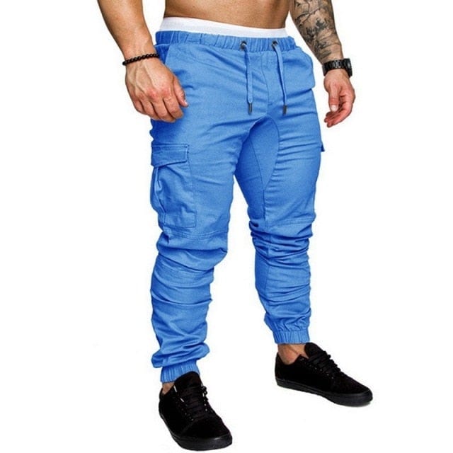 Male Jogger Cargo Harem Pencil Pants