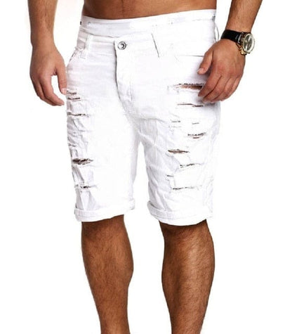 Mens Denim Skinny Jeans Shorts