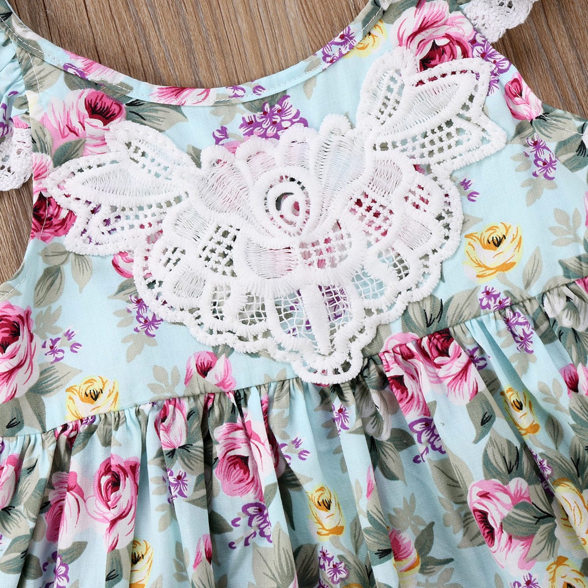 Floral Summer Girls Dress Kids Clothing