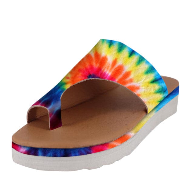 Women Tie Dye Summer Sandals