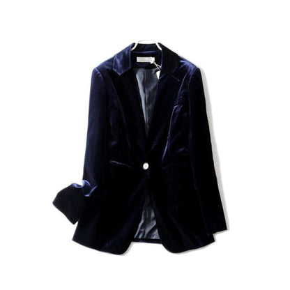 One Button Blazer Jacket For Women